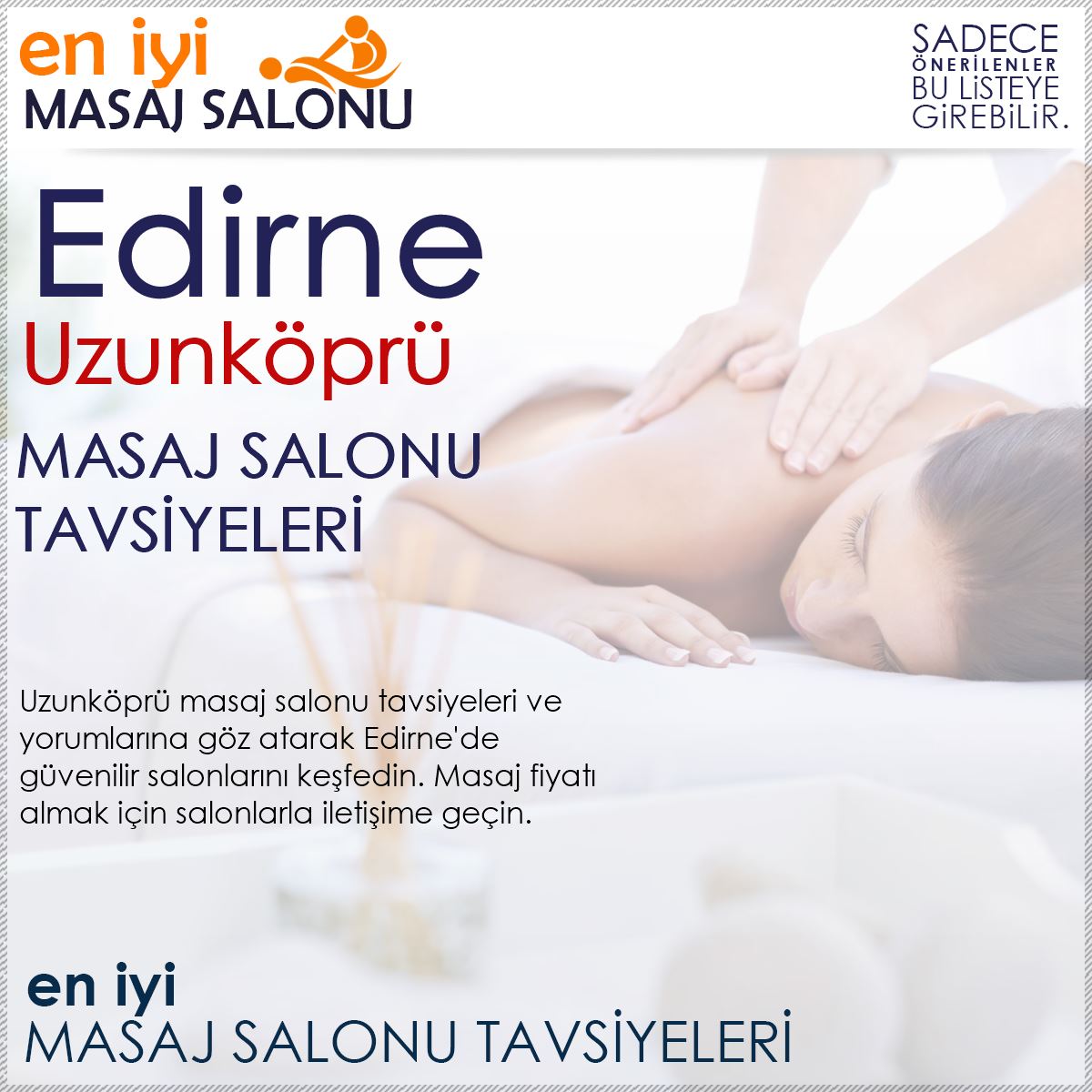 Uzunköprü Masaj Salonu Tavsiyeleri