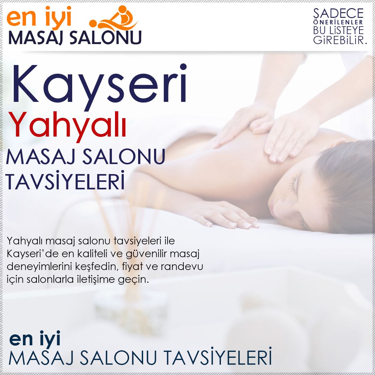 Yahyalı Masaj Salonu Tavsiyeleri