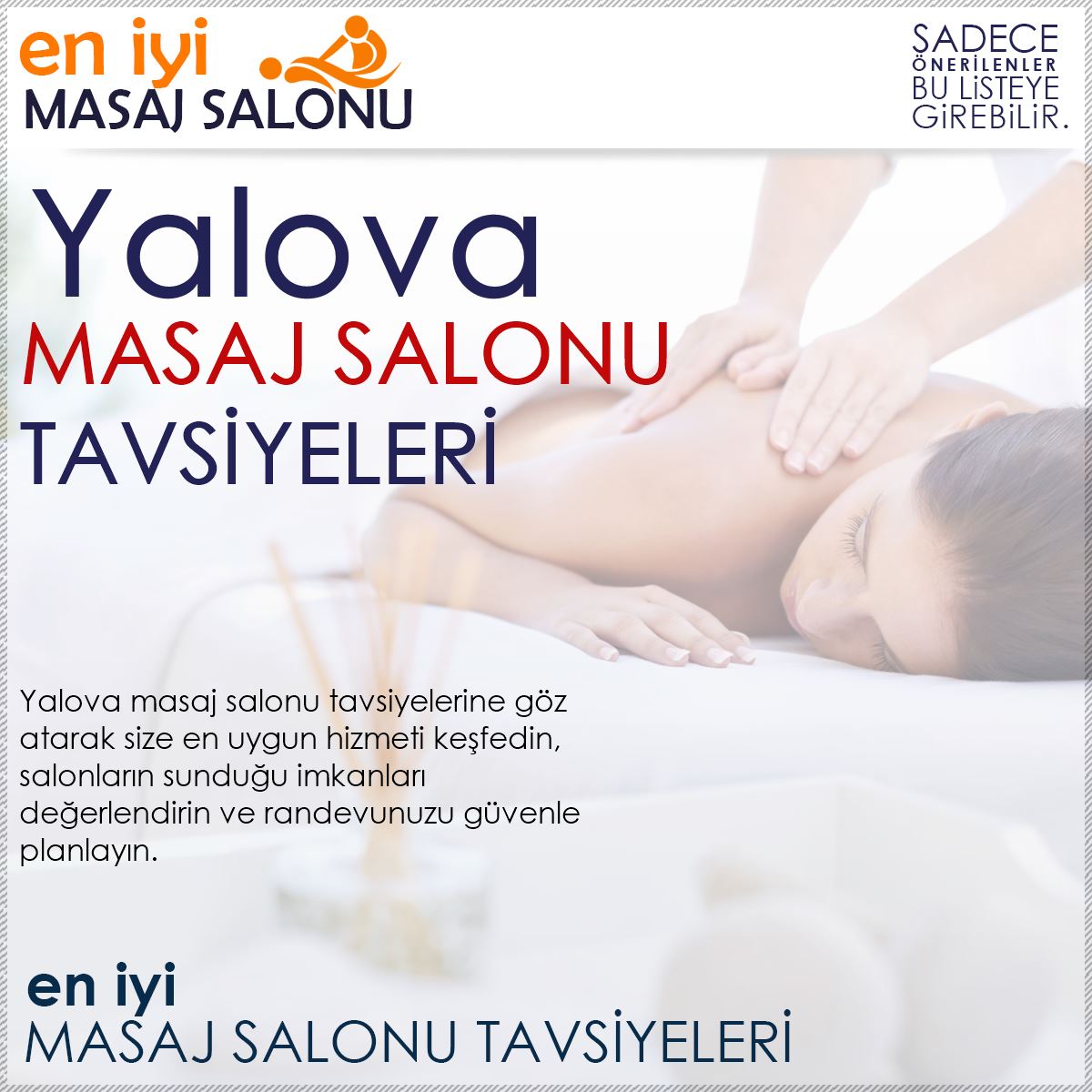 Yalova Masaj Salonu Tavsiyeleri