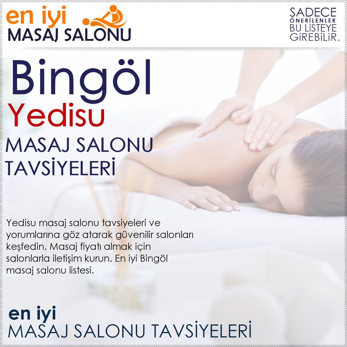 Yedisu Masaj Salonu Tavsiyeleri