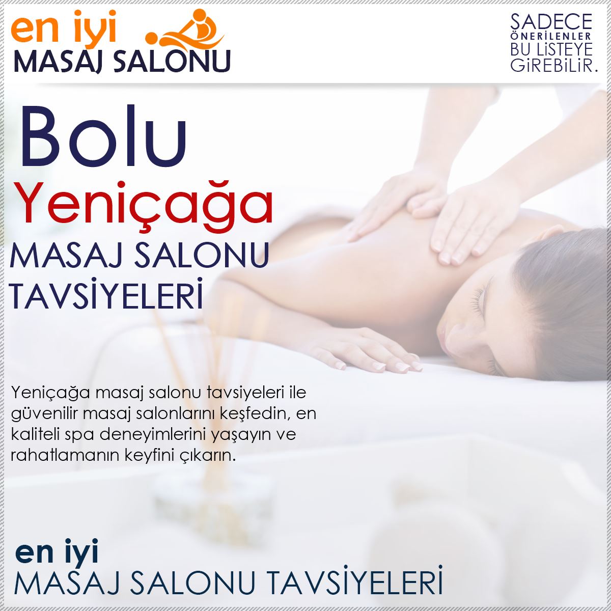 Yeniçağa Masaj Salonu Tavsiyeleri