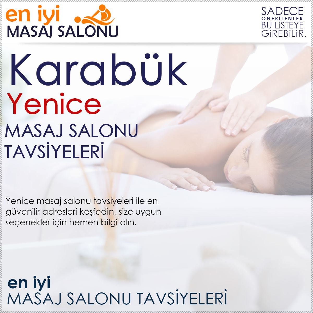 Yenice Masaj Salonu Tavsiyeleri