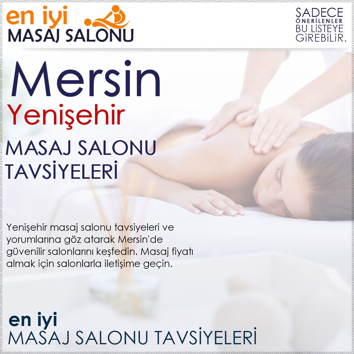 Yenişehir Masaj Salonu Tavsiyeleri