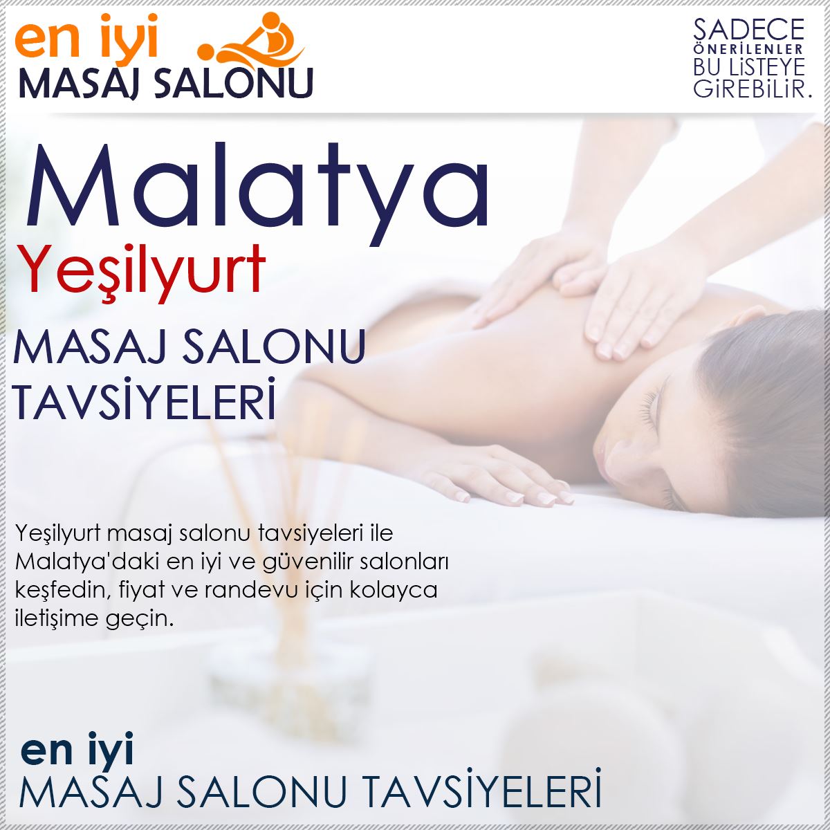 Yeşilyurt Masaj Salonu Tavsiyeleri