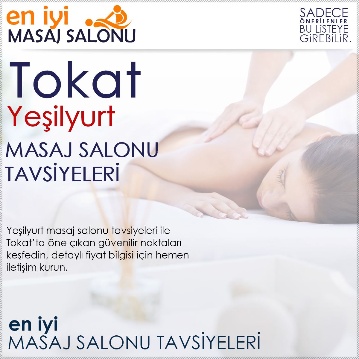 Yeşilyurt Masaj Salonu Tavsiyeleri