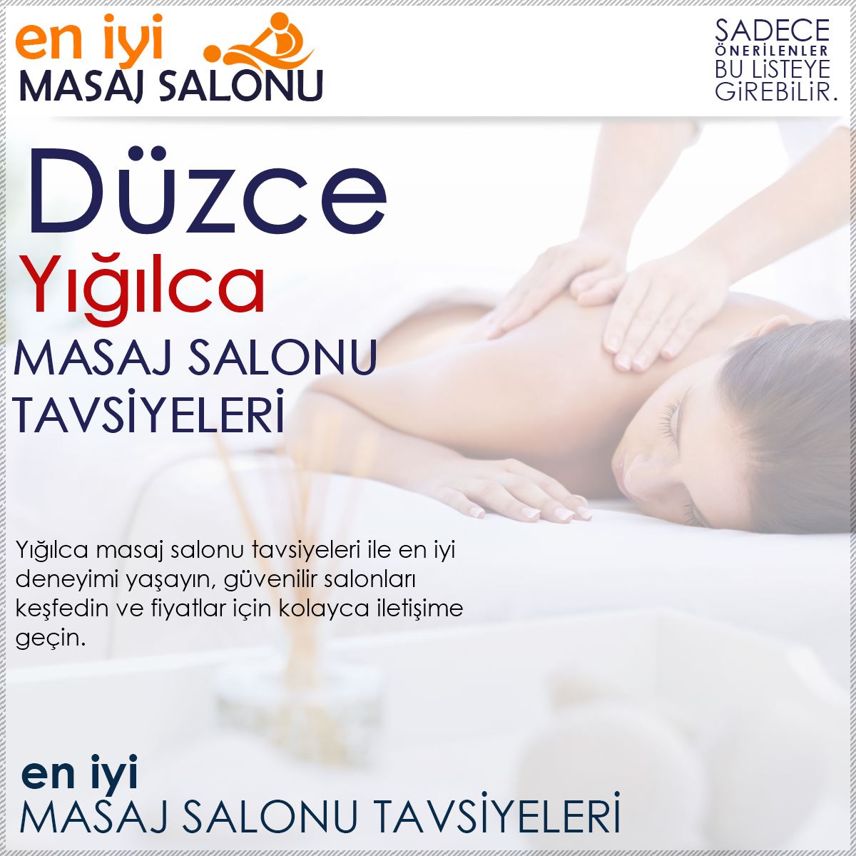 Yığılca Masaj Salonu Tavsiyeleri